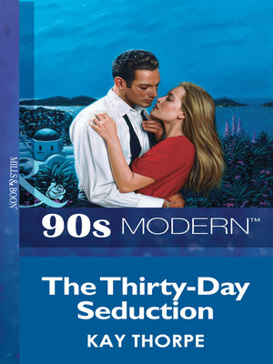 cover image of THE THIRTY-DAY SEDUCTION